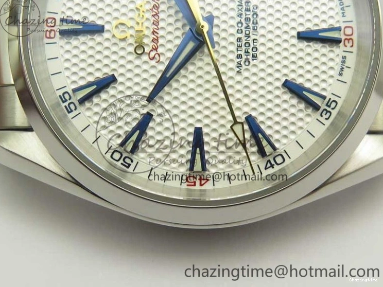 0121 Bright Aqua Terra Master Ryder Cup Edition VSF 1:1 Best Edition White Textured Dial on SS Bracelet A8500 Super Clone 8018